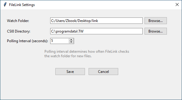 File Link kameraintegration til CS Imaging 8
