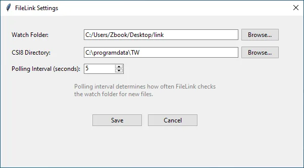 File Link kameraintegration til CS Imaging 8